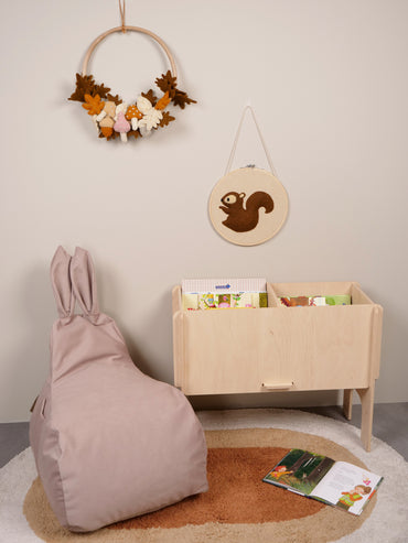 Kidsdepot zitzak voor kinderen Judy - taupe sfeerbeeld