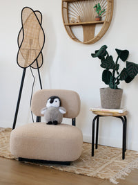 Kidsdepot fauteuil Brad - wit - kinderstoel sfeerfoto