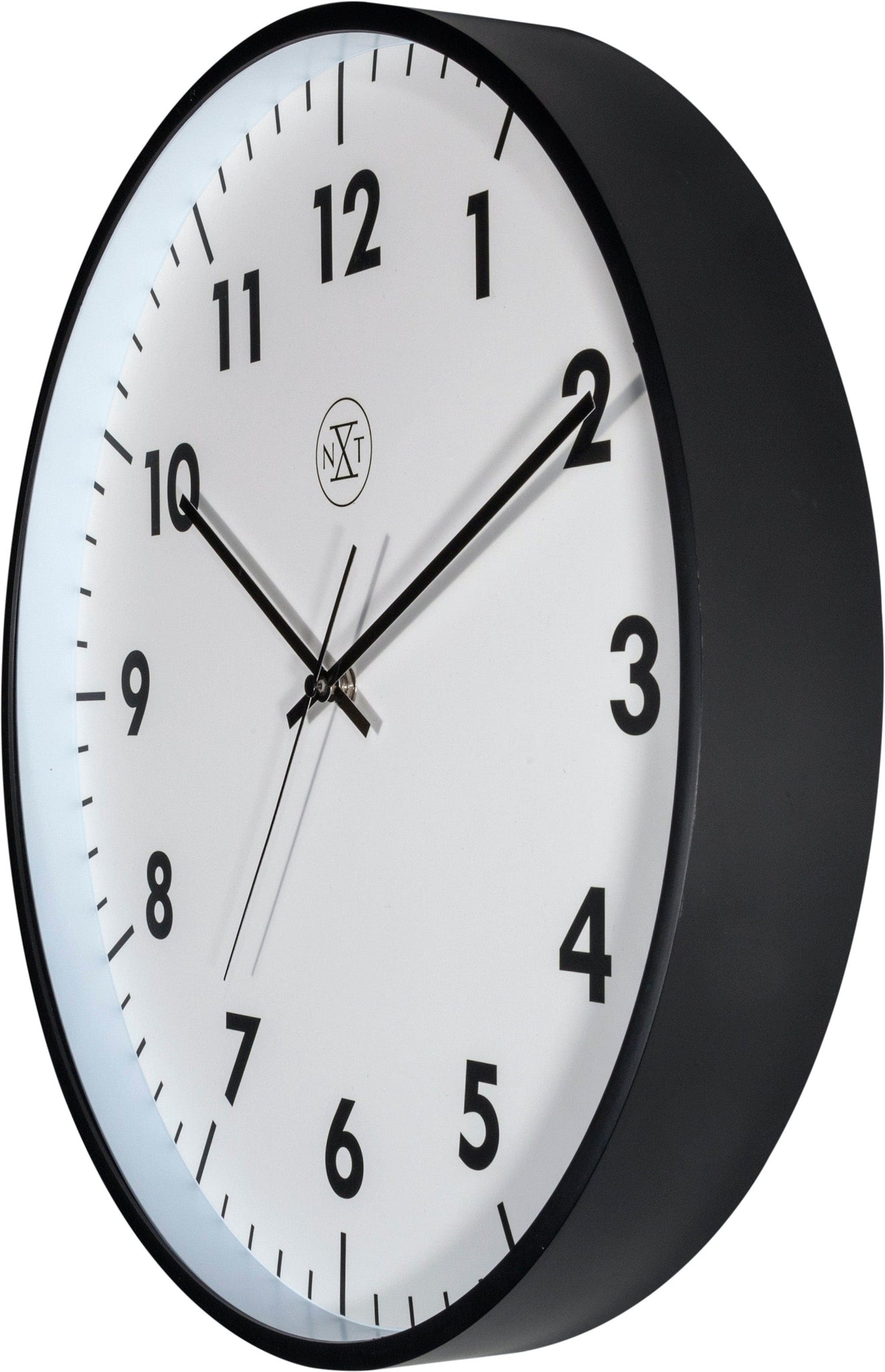 NeXtime Wandklok - 40 cm - Kunststof - 'NEW'