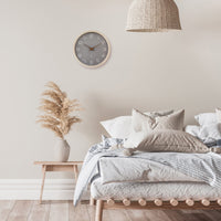 NeXtime Wandklok 30cm-Stil-Papier & Bioplastic-nXt 'Eco'