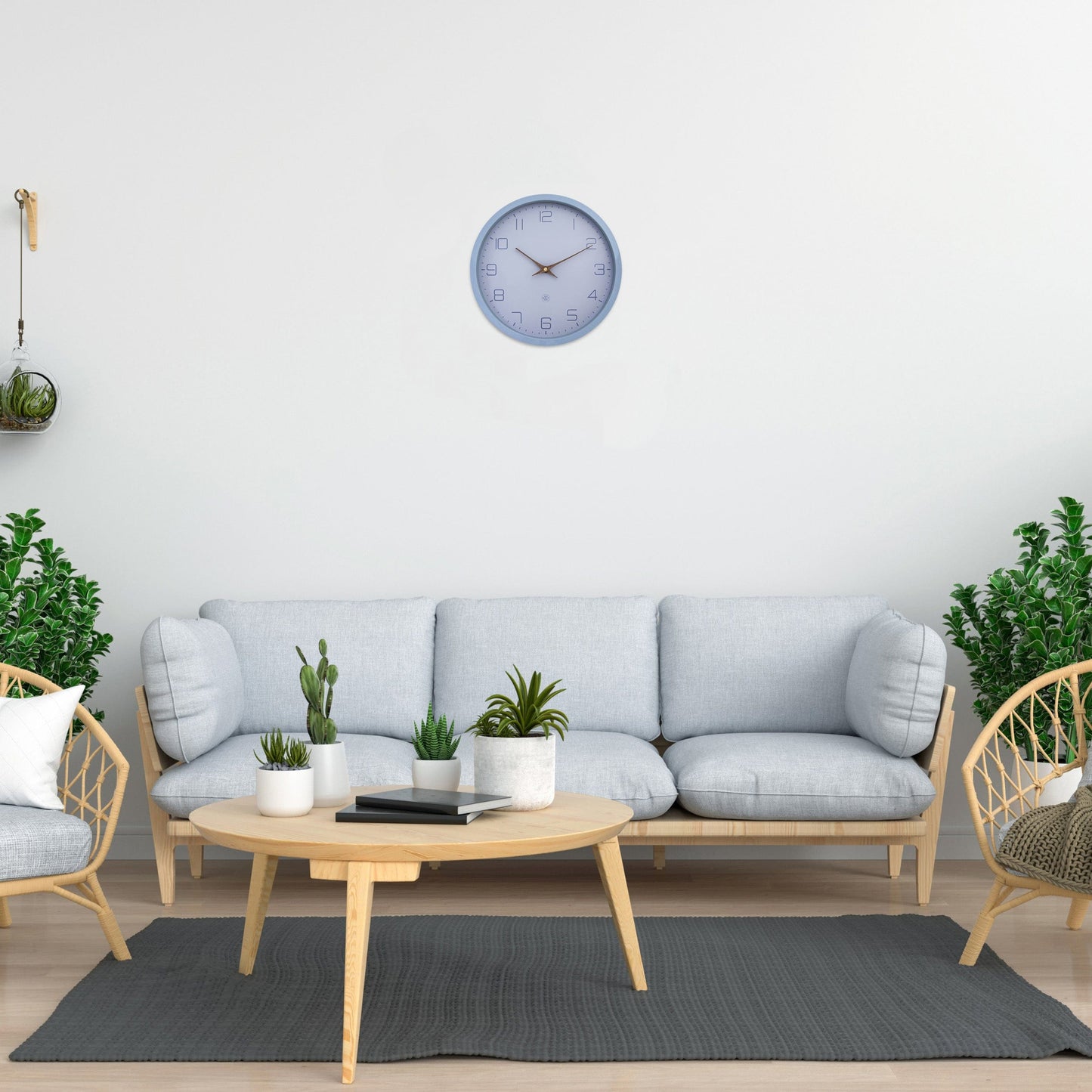 NeXtime Wandklok 30cm-Stil-Papier & Bioplastic-nXt 'Eco'