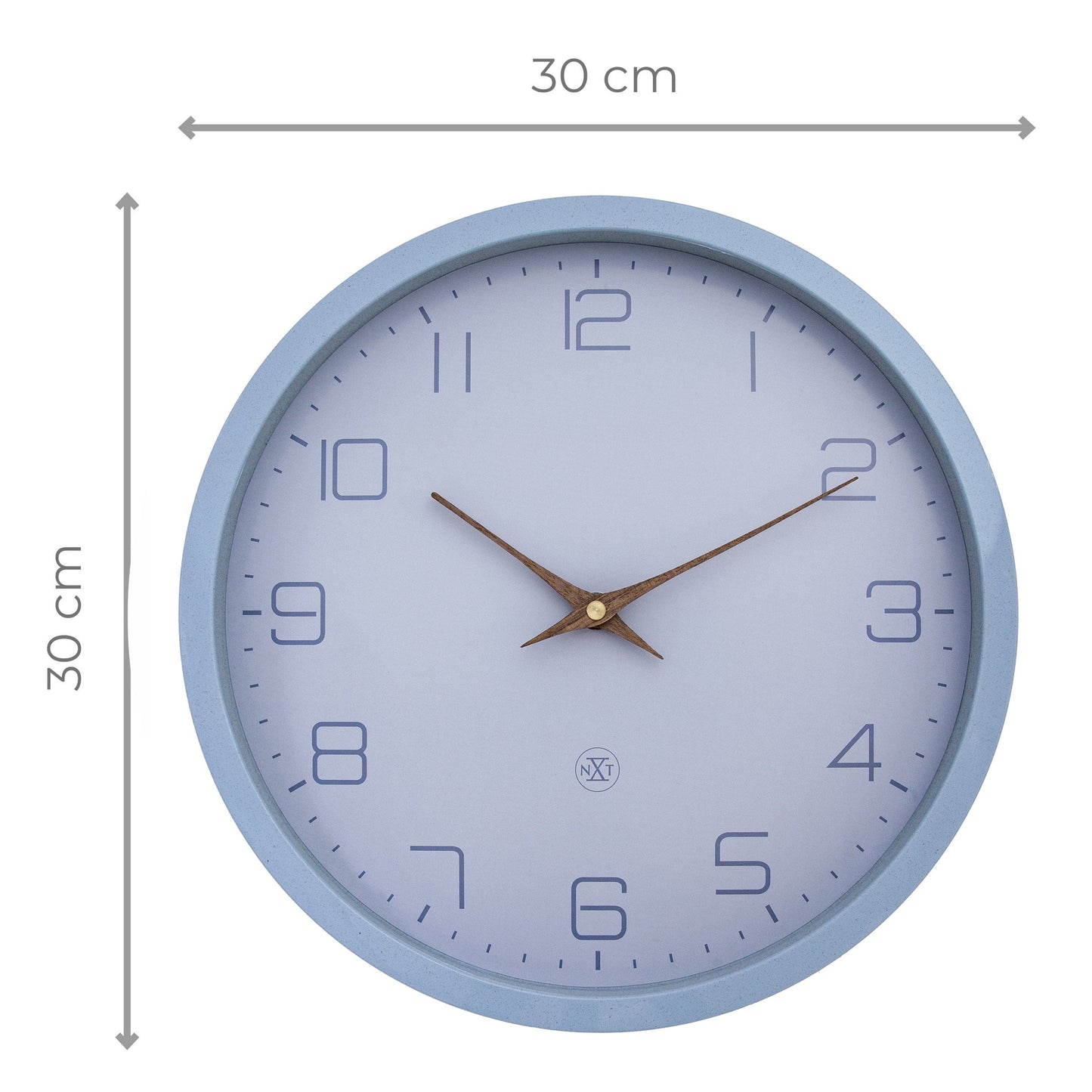 NeXtime Wandklok 30cm-Stil-Papier & Bioplastic-nXt 'Eco'
