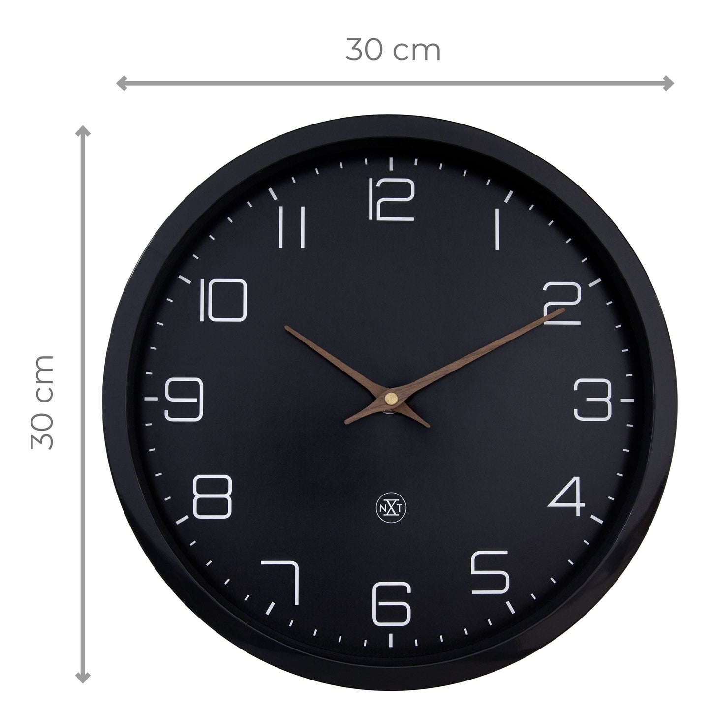 NeXtime Wandklok 30cm-Stil-Papier & Bioplastic-nXt 'Eco'
