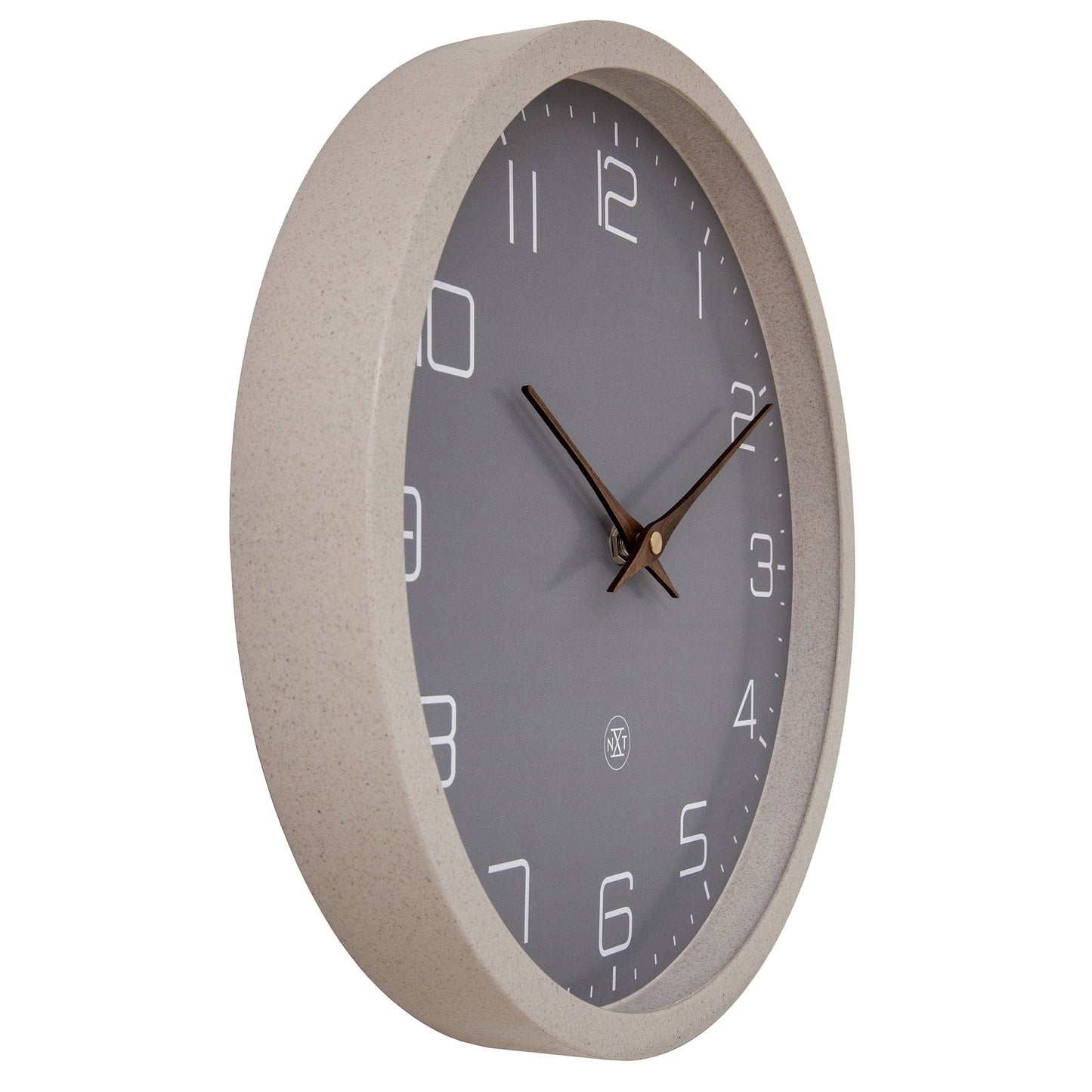 NeXtime Wandklok 30cm-Stil-Papier & Bioplastic-nXt 'Eco'