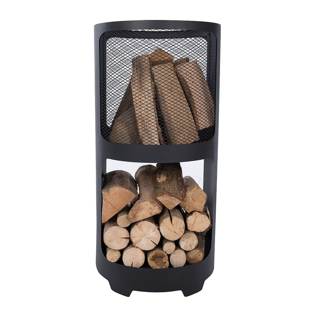 Redfire Buffalo Vuurkorf Zwart gevuld met hout