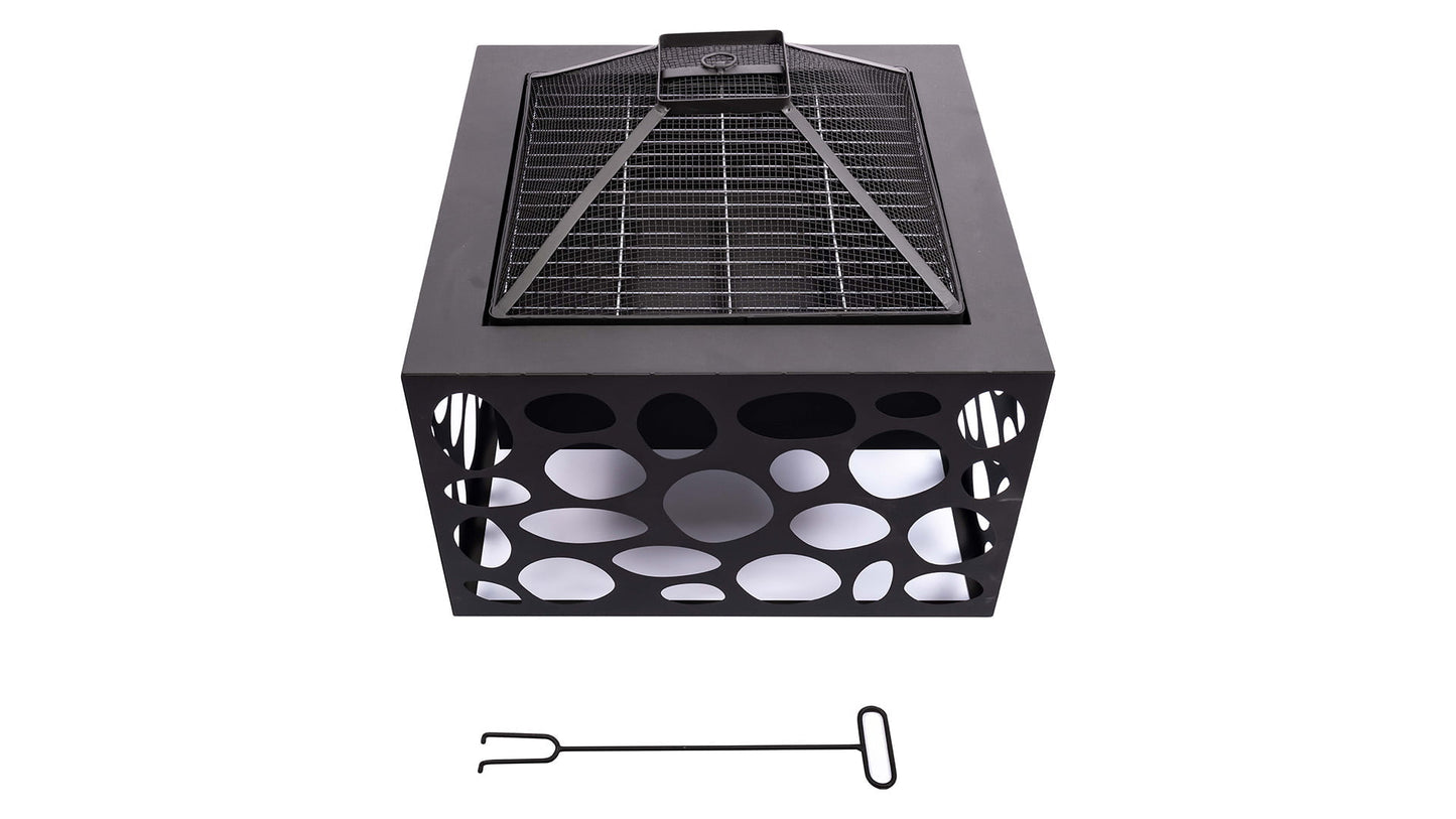 RedFire Mikor Fire Pit Black