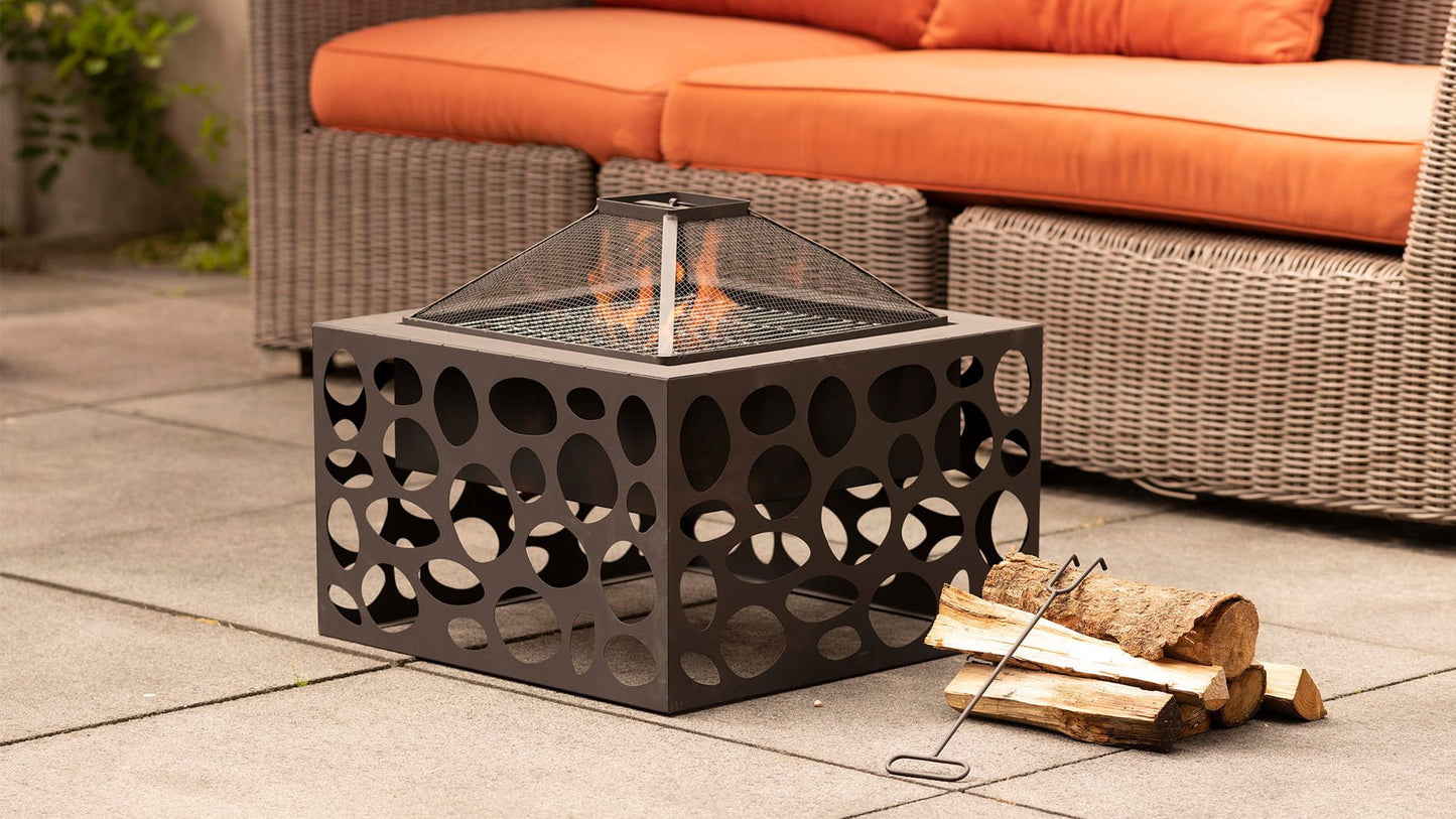 RedFire Mikor Fire Pit Black