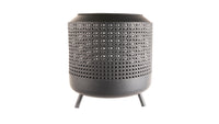 RedFire Midland fire pit with barbecue grill black