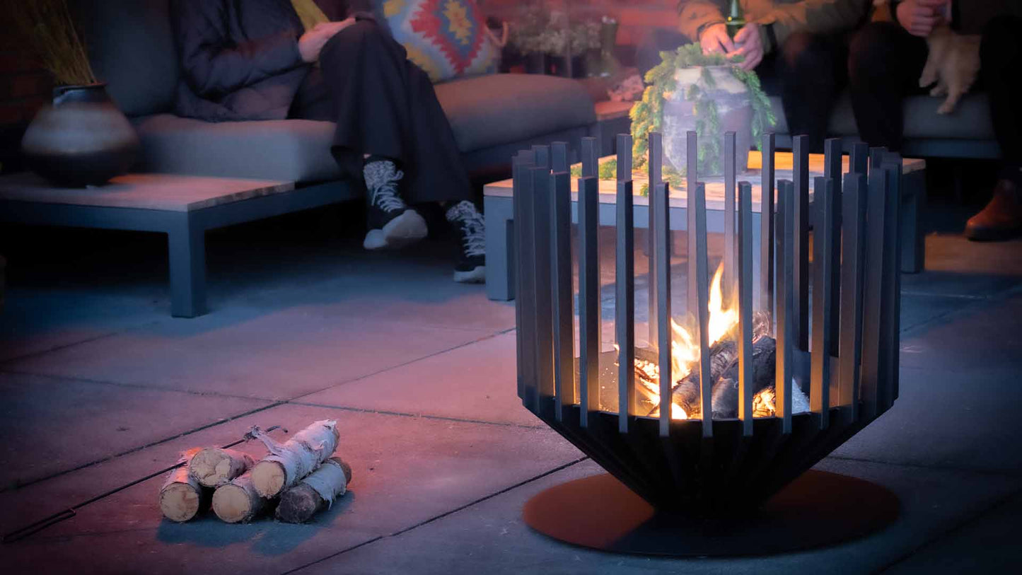 RedFire Irving Large fire pit black