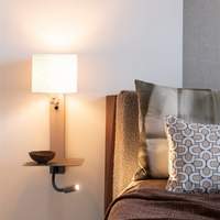it's about RoMi Wandlamp Florence+leeslamp zand/kap 1815 wit