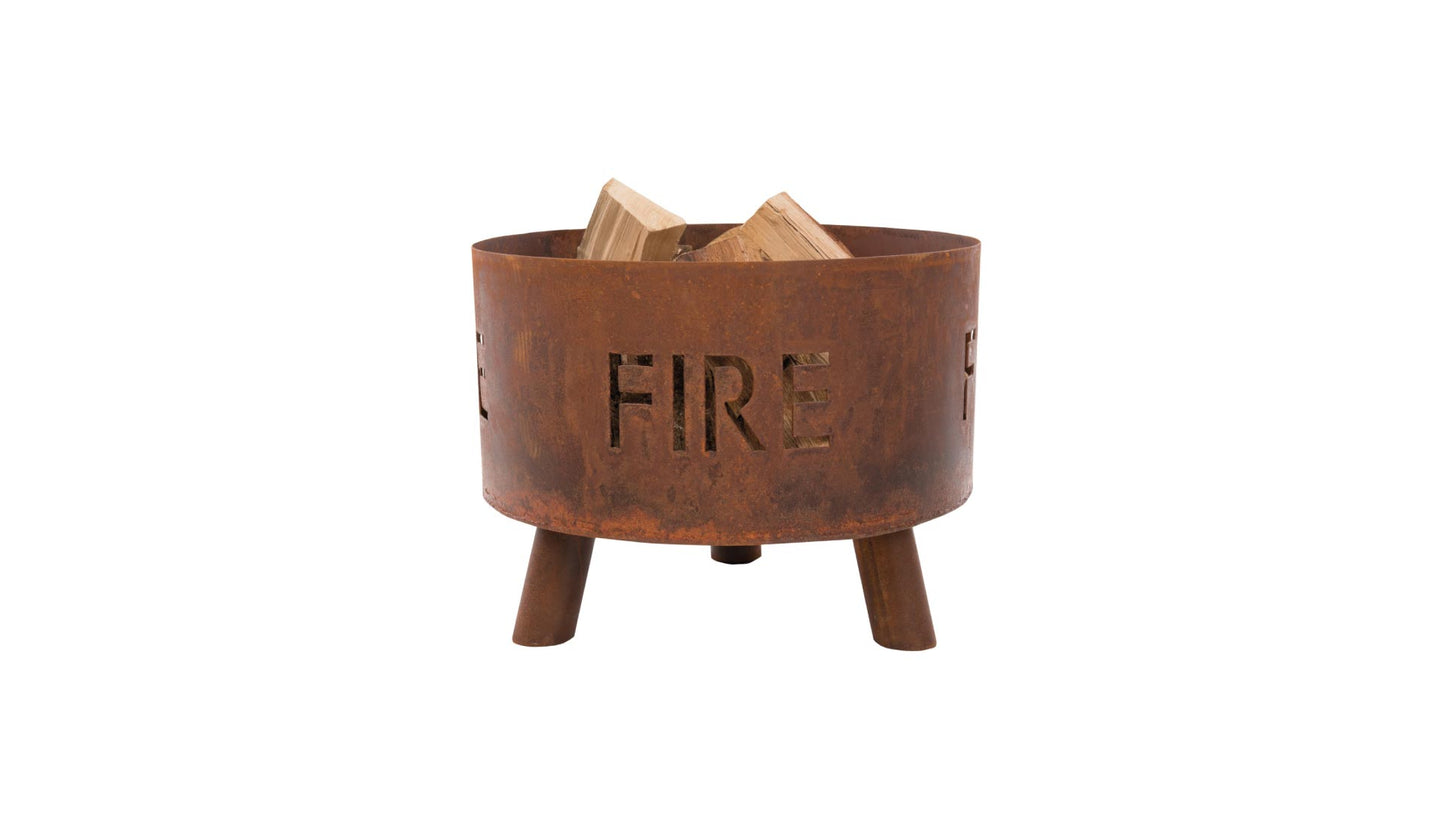 RedFire Fulla Fire Pit Handmade Rust