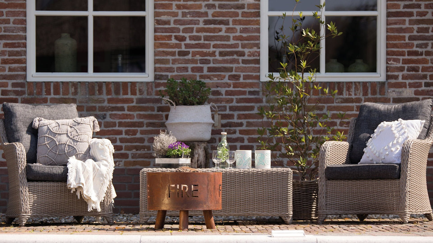 RedFire Fulla Fire Pit Handmade Rust
