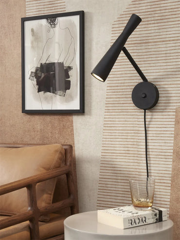 It's About Romi Wall Lamp Bordeaux GU10, black