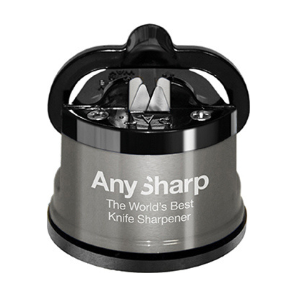 AnySharp Messenslijper Pro - Metaal op witte achtergrond