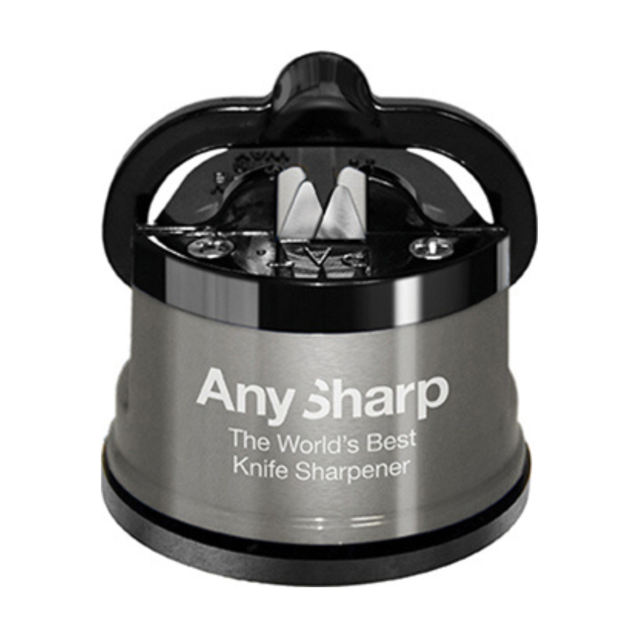 AnySharp Messenslijper Pro - Metaal op witte achtergrond