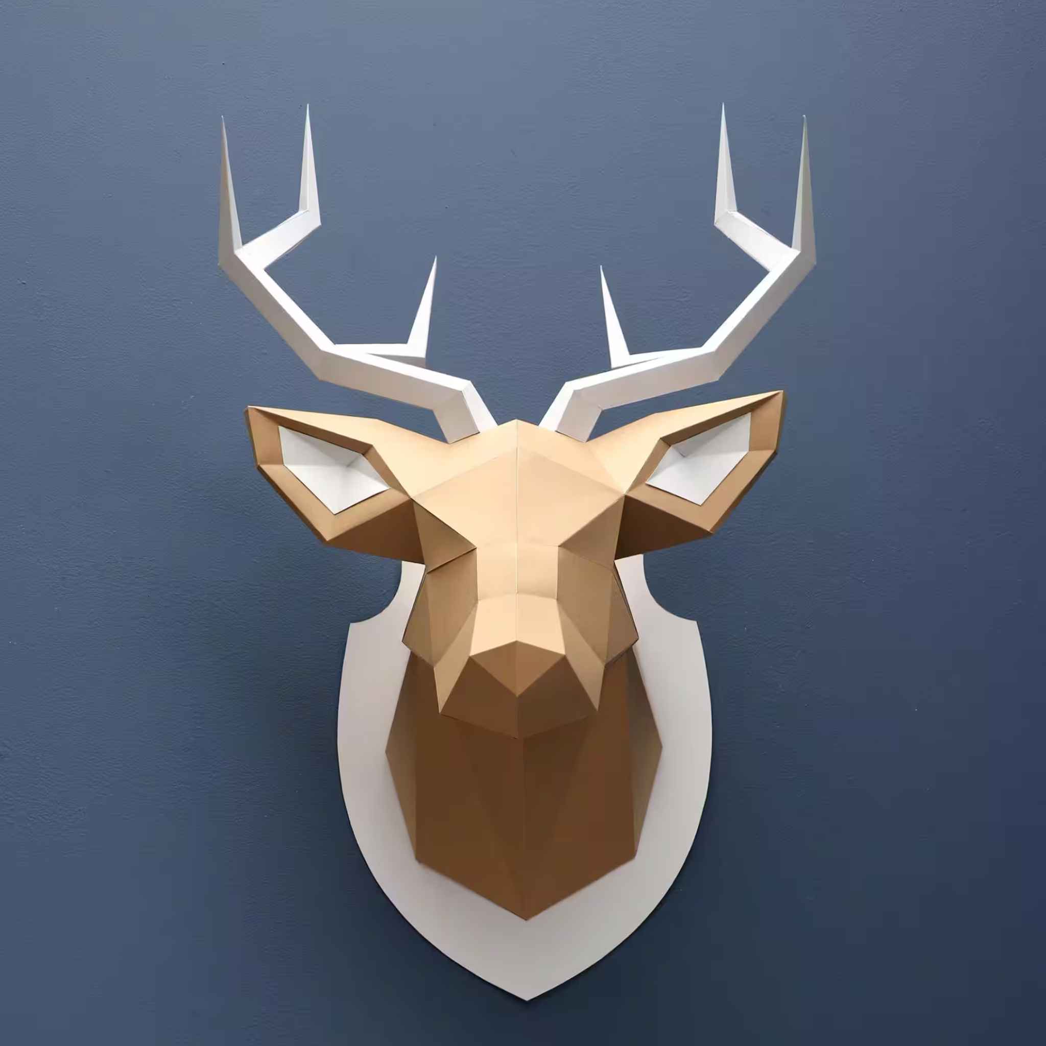 Assembli 3D-puzzel Hert Wanddecoratie - Karamel Bruin