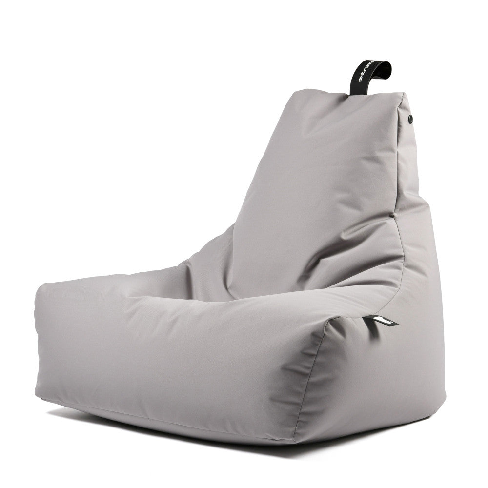 Extreme Lounging B-bag Mighty-B zitzak in de kleur zilvergrijs