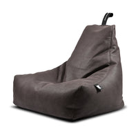 Extreme Lounging B-bag Mighty-B Luxury zitzak in de kleur leigrijs