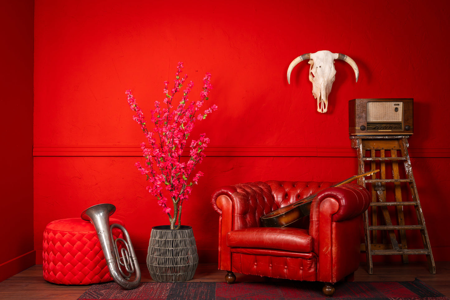 Neverleafs 150cm kunstbloesem roze