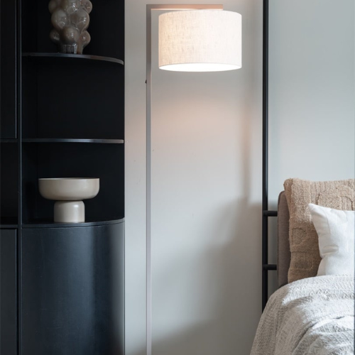 It's about RoMi Stehleuchte Boston sand/Schirm 3220 weiß