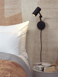 It's About Romi Wandleuchte Eisen Montreux, schwarz