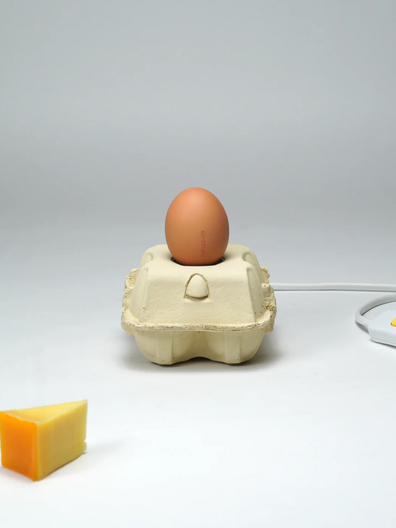 Eierkartonlampe Mais