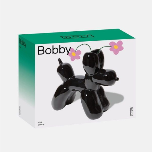 DOIY Bobby Vaas - Keramische ballonhond vaas in verpakking
