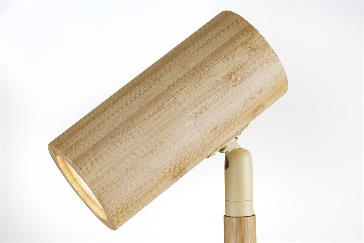 Bamboo floor lamp Java h.141cm, LED3W GU10, natural