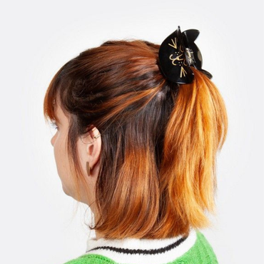 Eat My Socks Haarclip Cat in haar 