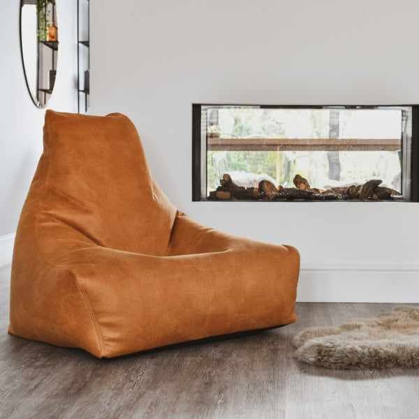Extreme Lounging zitzak b-bag mighty-b - Luxury - Lichtbruin in hoek