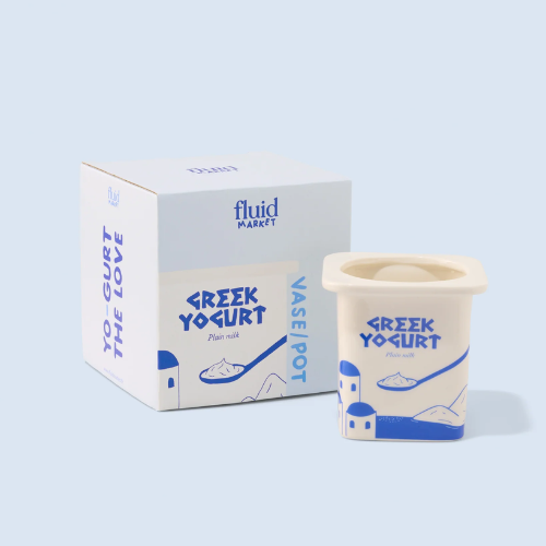 Fluid Market Vaas/Pot 'Griekse Yoghurt' verpakking