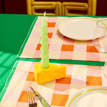 Fluid Market Kandelaar 'Kaas' op tafel