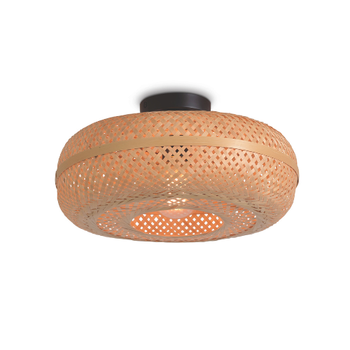 Good&Mojo Plafonniere Palawan bamboe 40x15cm naturel, S