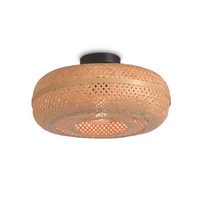 Good&Mojo Plafonniere Palawan bamboe 40x15cm naturel, S