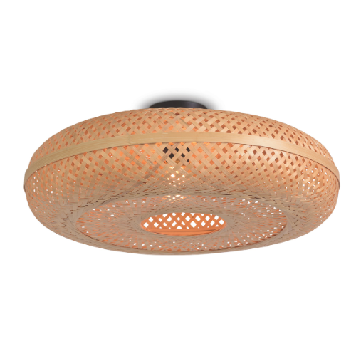 Good&Mojo Plafonniere Palawan bamboe 60x15cm naturel, L