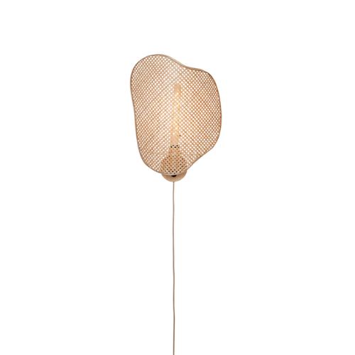 Good&Mojo Wandlamp Kinabalu bamboe/kap 40x10xh.50cm, naturel