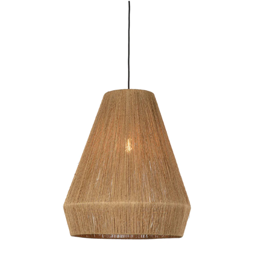 Hanglamp Iguazu jute dia.50xh.60cm naturel, L