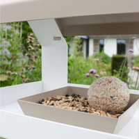 Heeej the Barn vogelhuis wit-zand detail van binnenkant