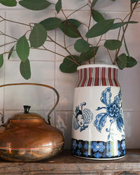 Heinen Delfts Blauw Melkbusvaas Heritage collection S sfeer