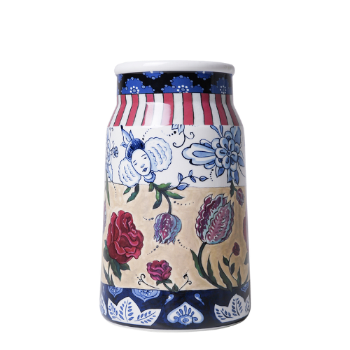 Heinen Delfts Blauw Melkbus vaas The Heritage collection - middel