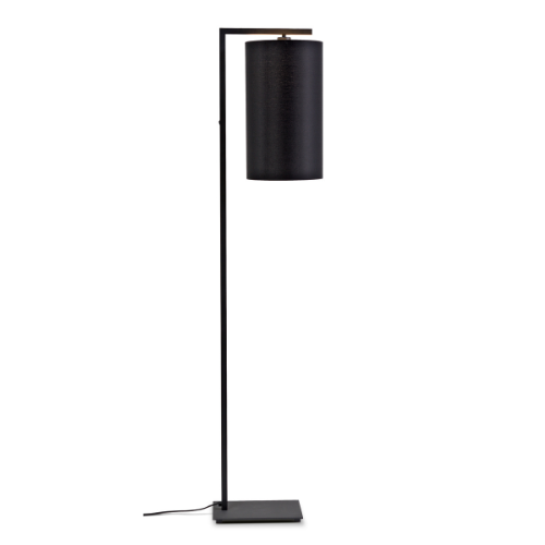It's About Romi Vloerlamp ijzer/zwart Boston h.160cm/kap 25x45cm, zwart