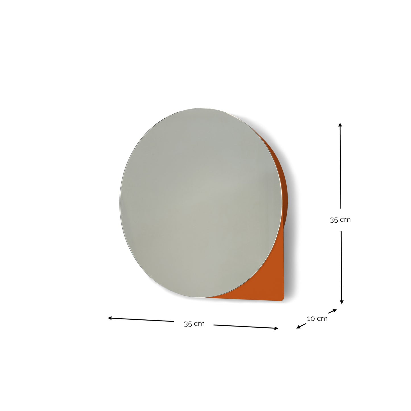 Spinder Design wandspiegel SONNET S 35 cm Tuscan Terra
