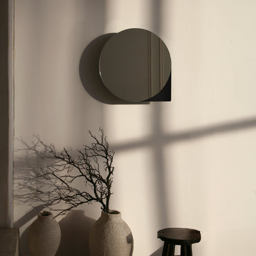 Spinder Design wandspiegel SONNET S 35 cm zwart