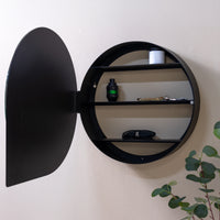 Spinder Design wandspiegel SONNET L 55 cm zwart