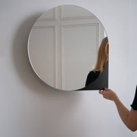 Spinder Design wandspiegel SONNET L 55 cm zwart
