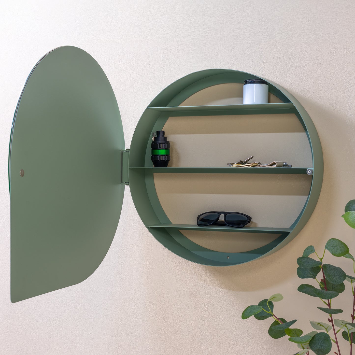 Spinder Design wandspiegel SONNET L 55 cm Dusty Green