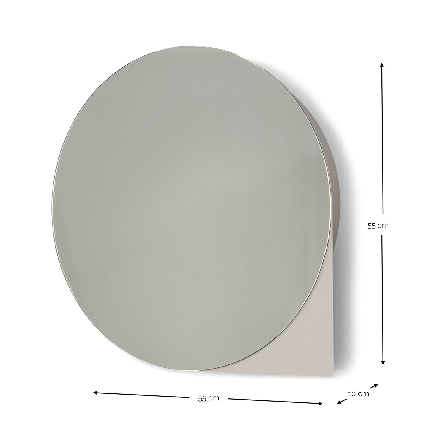 Spinder Design wandspiegel SONNET L 55 cm Silky Taupe