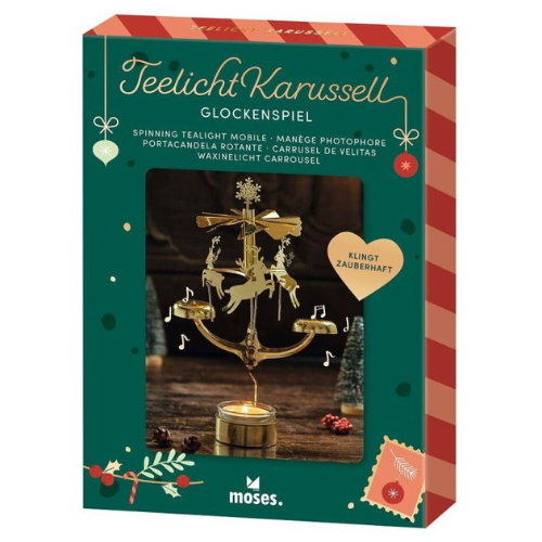 Moses kerstcarrousel goud verpakking