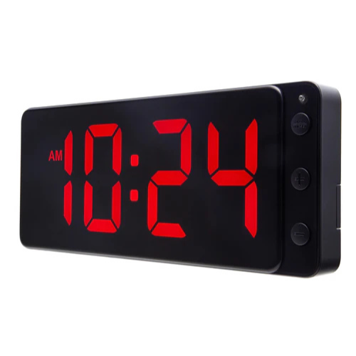 NeXtime  Tafel-/wandklok 27,2 x 10,8 x 3 cm - LED - ABS  'Digitale klok'