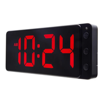 NeXtime  Tafel-/wandklok 27,2 x 10,8 x 3 cm - LED - ABS  'Digitale klok'